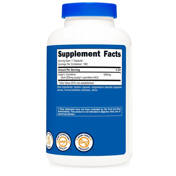 Nutricost Acetyl L-Carnitine 500mg Capsules